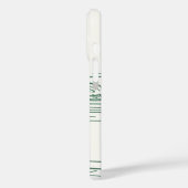 Oud kerstfeest, Kerstman Chef en kalkoen Case-Mate iPhone Case (Achterkant / Links)