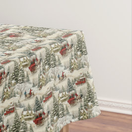 Oud Kerstfeest Tafelkleed