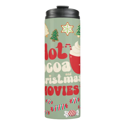 Oud Kerstfeest Thermosbeker (Voorkant)