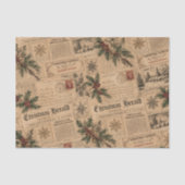 Oud Kerstfeest Tissuepapier (Voorkant)