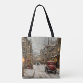 Oud Kerstfeest Tote Bag (Achterkant)