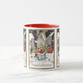 Oud Kerstfeest, Victoriaanse mensen in de kerk Mok (Midden)