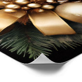 Oud Kerstframe Poster (Hoek)