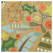 oud kerstgoud stof (Close Up)