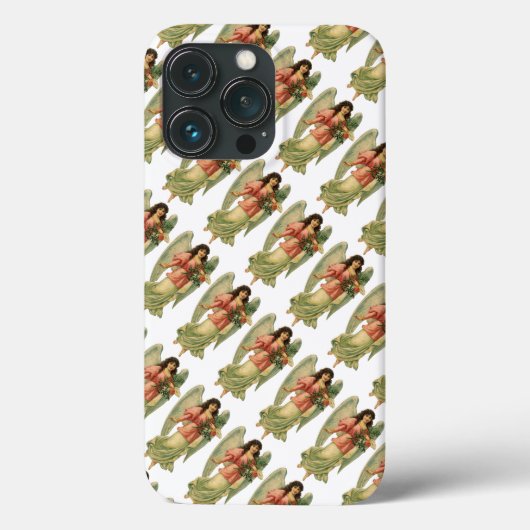 Oud Kerstmis, Antieke Victoriaanse Engel Case-Mate iPhone Case (Achterkant)