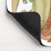 Oud Kerstmis, Antieke Victoriaanse Engel Die Cut Muismat (Hoek)