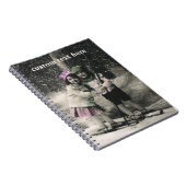 Oud Kerstmis, Beste Vrienden op Ski's Notitieboek (Rechterzijde)