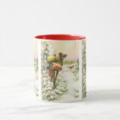 Oud Kerstmis, Brievenbussen in Winterlandschap Mok (Midden)