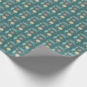 Oud Kerstmis Cadeaupapier (Hoek)