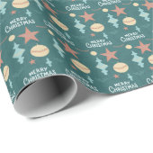 Oud Kerstmis Cadeaupapier (Rol Hoek)