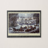 Oud Kerstmis, Central Park in de Winter Legpuzzel (Horizontaal)