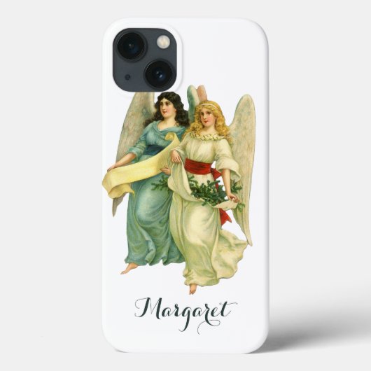Oud Kerstmis, Engelachtige Victoriaanse Engelen Case-Mate iPhone Case (Achterkant)