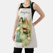 Oud Kerstmis, engelachtige Victoriaanse engelen Schort (Insitu)