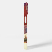 Oud Kerstmis, familiehuis in de sneeuw Case-Mate iPhone Case (Achterkant / Rechts)