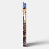 Oud Kerstmis, Gelukkig Familie dat met een slee de Case-Mate iPhone Case (Achterkant / Links)