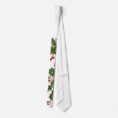 Oud Kerstmis, Hulstplant met Rode Bessen Stropdas (Achterkant)