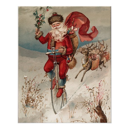 Oud Kerstmis Joelfeest Perfect Poster (Voorkant)