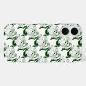Oud Kerstmis, jolige Kerstman in het groen Case-Mate iPhone Case (Achterkant (horizontaal))