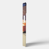 Oud Kerstmis, Jongen speelt met speelgoedtreinen Case-Mate iPhone Case (Achterkant / Rechts)