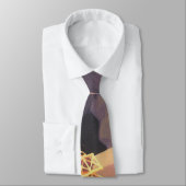 Oud Kerstmis, Jongen speelt met speelgoedtreinen Stropdas (Gebonden)