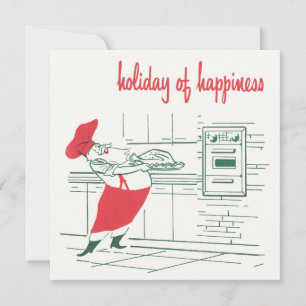 Oud Kerstmis, Kerstman Chef en Kalkoen Kaart