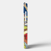 Oud Kerstmis, Kerstman Hert in Bos Case-Mate iPhone Case (Achterkant / Links)