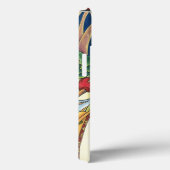 Oud Kerstmis, Kerstman Hert in Bos Case-Mate iPhone Case (Achterkant / Rechts)