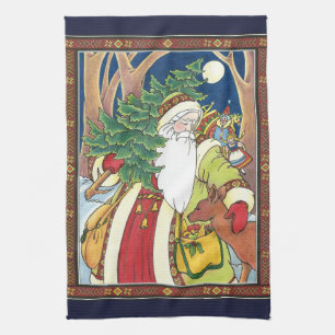 Oud Kerstmis, Kerstman Hert in Bos Theedoek