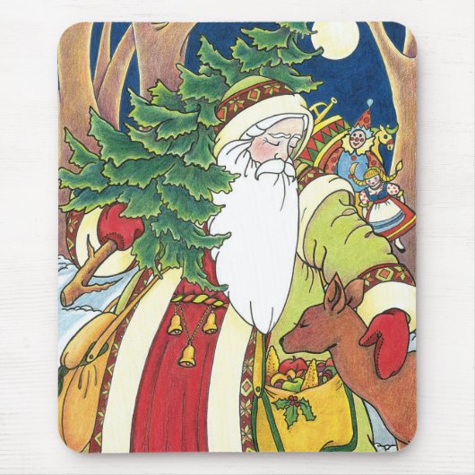 Oud Kerstmis, Kerstman Herten in Bos Muismat (Voorkant)