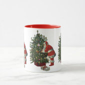 Oud Kerstmis, Kerstman met Cadeaus Mok (Midden)