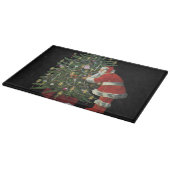 Oud Kerstmis, Kerstman met Cadeaus Snijplank (Hoek)