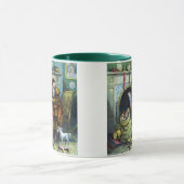 Oud Kerstmis, Kerstman Sokken met Speelgoed Mok (Midden)