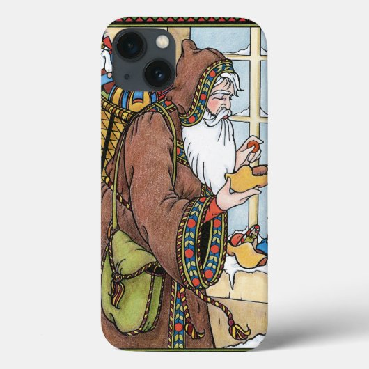 Oud Kerstmis, Kerstman Speeltjes Klompen Schoenen Case-Mate iPhone Case (Achterkant)