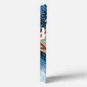 Oud Kerstmis, Meisje met Cadeaus in Winterse Sneeu Case-Mate iPhone Case (Achterkant / Rechts)