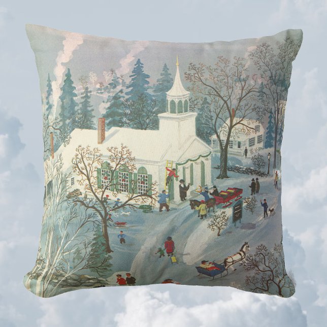 Oud Kerstmis, Mensen op weg naar de Kerk in de Sne Kussen (Creator heeft geüpload)