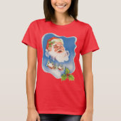 Oud Kerstmis, Retro Jollie Kerstman T-shirt (Voorkant)