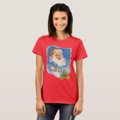 Oud Kerstmis, Retro Jollie Kerstman T-shirt (Voorkant volledig)