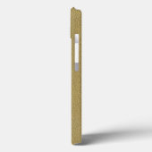 Oud Kerstmis, Schattige Kerstman Gnome op Goud Case-Mate iPhone Case (Achterkant / Links)