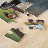 Oud Kerstmis, Sinterklaas bij de open haard Legpuzzel (Zijkant)
