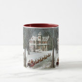 Oud Kerstmis, Sinterklaas met rendieren Mok (Midden)