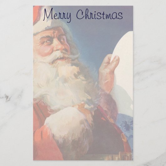 Oud Kerstmis, Sinterklaas Stoute Nette Lijst Briefpapier (Voorkant)