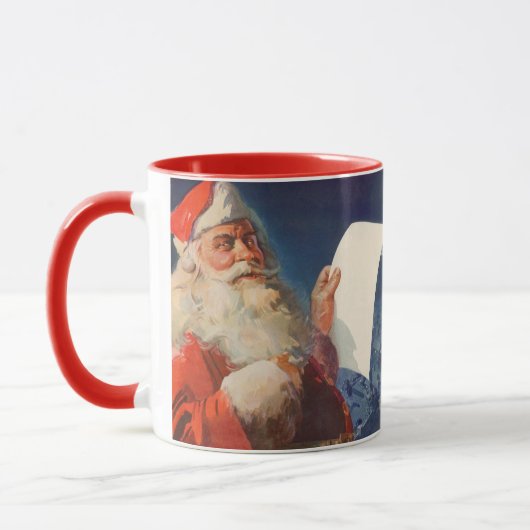 Oud Kerstmis, Sinterklaas Stoute Nette Lijst Mok (Links)