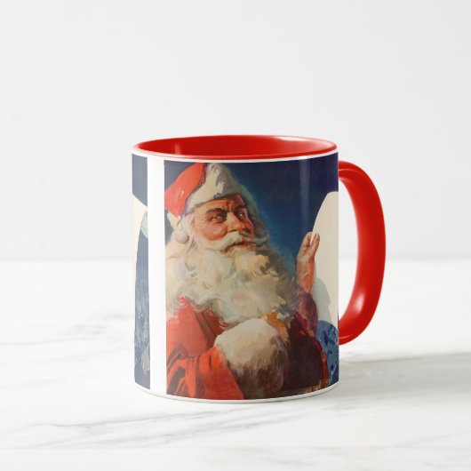 Oud Kerstmis, Sinterklaas Stoute Nette Lijst Mok (Voorkant rechts)