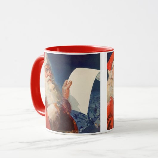 Oud Kerstmis, Sinterklaas Stoute Nette Lijst Mok (Voorkant links)