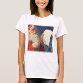 Oud Kerstmis, Sinterklaas Stoute Nette Lijst T-shirt (Voorkant)