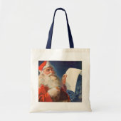 Oud Kerstmis, Sinterklaas Stoute Nette Lijst Tote Bag (Voorkant)