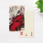 Oud Kerstmis, Thomas Nast Kerstman Piano Visitekaartjes (Bureau)