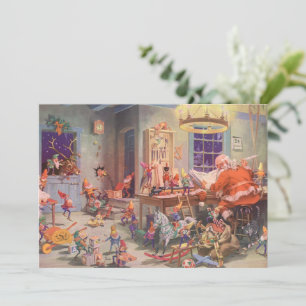 Oud Kerstmis, uitnodiging voor de werkplaats van K