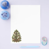 Oud Kerstmis, Versierde Victoriaanse Boom Flyer (Enkel)
