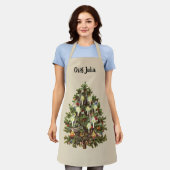 Oud Kerstmis, Versierde Victoriaanse Boom Schort (Gedragen)